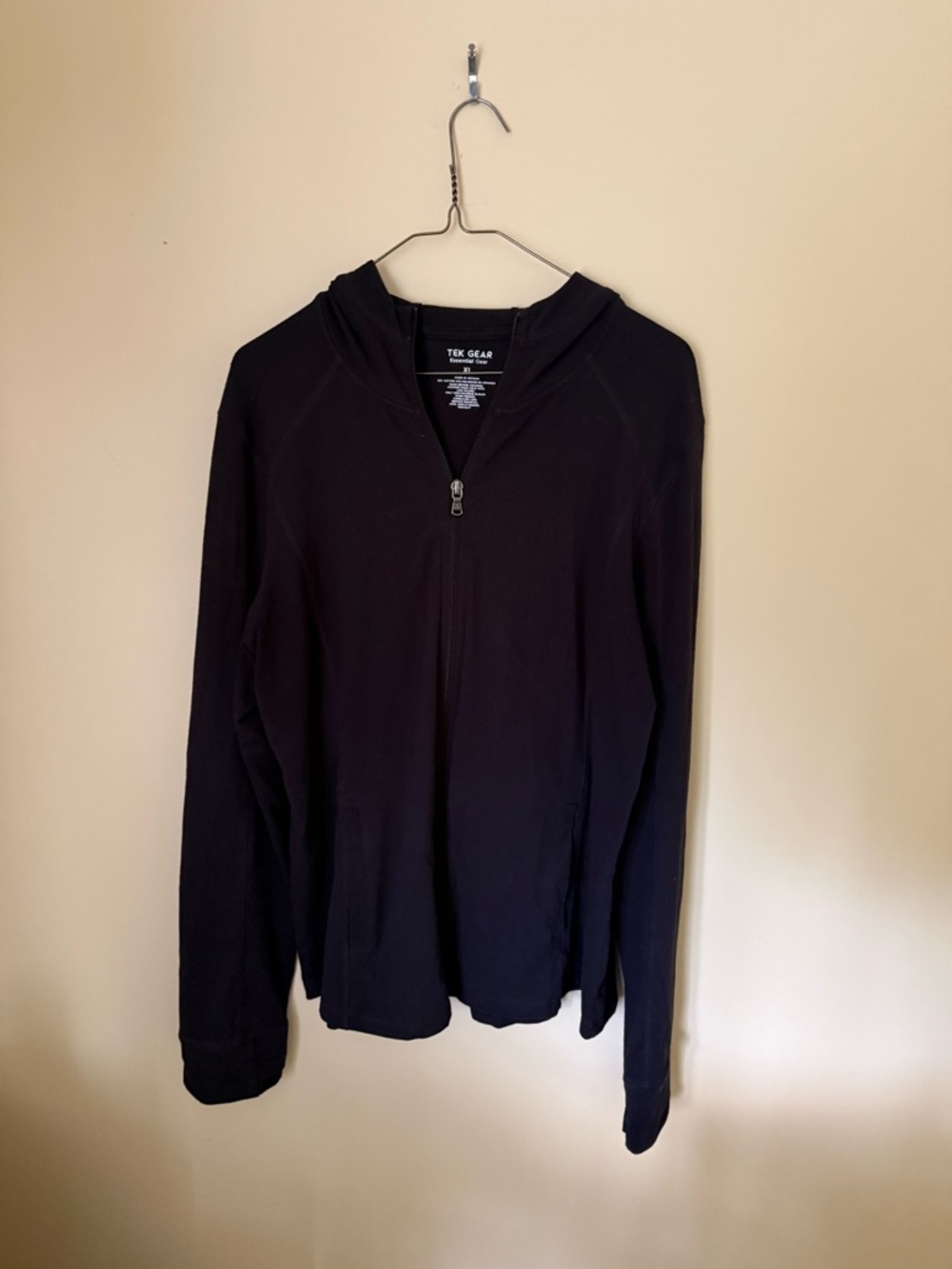 tek gear Women's Hooded Zip Jackets in Black and Navy - Picture 15 of 16